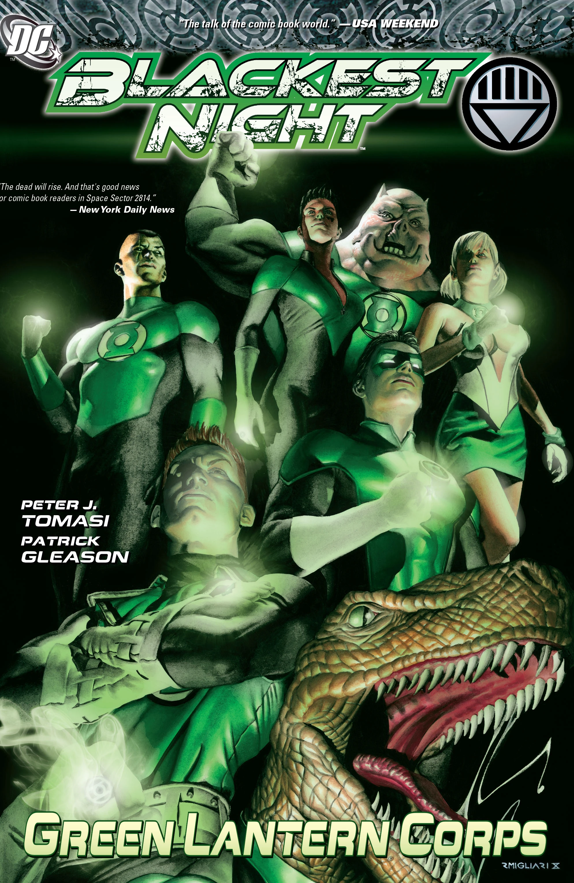Blackest Night: Green Lantern Corps Vol. 1 (DC, 2018) cover